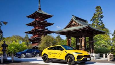 Два Lamborghini Urus проехали 4 тысячи миль по Японии и мира - cursorinfo.co.il - Япония