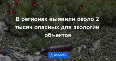 В регионах выявили около 2 тысяч опасных для экологии объектов - news.mail.ru - Красноярский край - Ставрополье - Экология