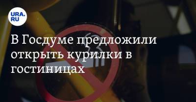 Сергей Кривоносов - В Госдуме предложили открыть курилки в гостиницах - ura.news