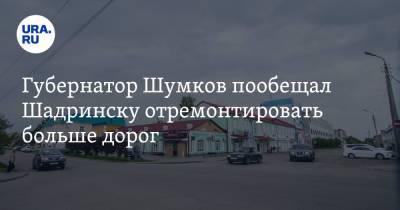 Вадим Шумков - Губернатор Шумков пообещал Шадринску отремонтировать больше дорог - ura.news - Курганская обл. - Шадринск