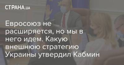 Евросоюз не расширяется, но мы в него идем. Какую внешнюю стратегию Украины утвердил Кабмин - strana.ua - Москва - Киев - Англия - Канада