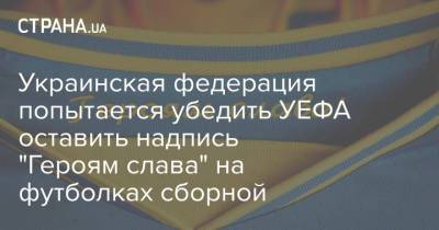 Андрей Шевченко - Украинская федерация попытается убедить УЕФА оставить надпись "Героям слава" на футболках сборной - strana.ua