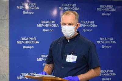Сергей Рыженко - В Днипре спасли COVID-больного с поражением легких на 100% - rupor.info - район Днепровский