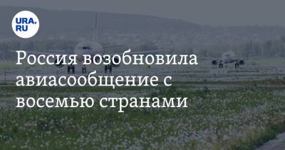 Россия возобновила авиасообщение с восемью странами - ura.news - Австрия - Узбекистан - Египет - Венгрия - Таджикистан - Хорватия - Сербия - Азербайджан - Греция - Люксембург - Катар - Марокко - Ливан - Великое Герцогство Люксембург - Маврикий