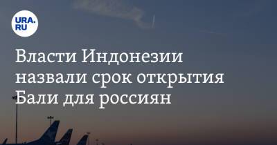 Власти Индонезии назвали срок открытия Бали для россиян - ura.news - Черногория - Индонезия