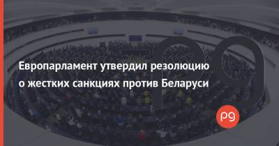 Софья Сапега - Европарламент утвердил резолюцию о жестких санкциях против Беларуси - thepage.ua - Киев
