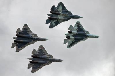 Сообщается о планах на поставки истребителей пятого поколения Су-57 в войска в текущем году - topwar.ru - Ахтубинск