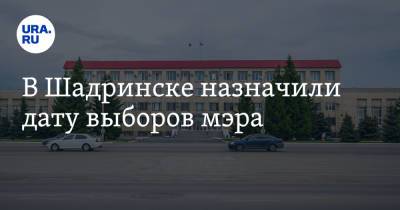 В Шадринске назначили дату выборов мэра - ura.news - Курганская обл. - Шадринск