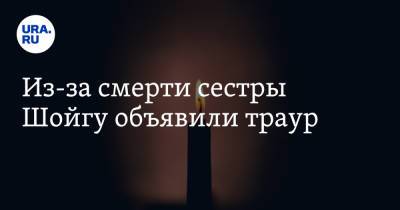 Сергей Шойгу - Сергей Неверов - Из-за смерти сестры Шойгу объявили траур - ura.news - респ.Тыва