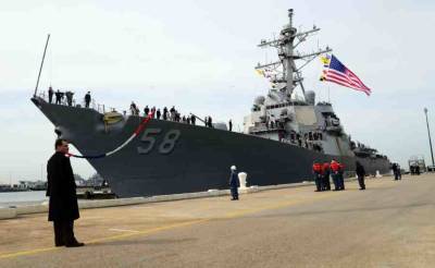Американский эсминец Laboon направляется в Черное море - news-front.info - США - Украина - Черное Море - Twitter