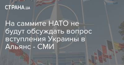 На саммите НАТО не будут обсуждать вопрос вступления Украины в Альянс - СМИ - strana.ua - Украина - Грузия