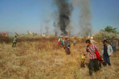 В Мьянме упал военный самолет - погибли более 10 человек: фото и подробности - rupor.info - Бирма - Нейпьидо