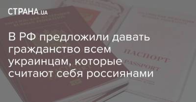 Константин Затулин - В РФ предложили давать гражданство всем украинцам, которые считают себя россиянами - strana.ua - Россия