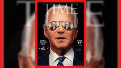 Владимир Путин - Джо Байден - Time поместил на обложку Байдена, в солнцезащитных очках которого отражается Путин - gazeta.ru - Сирия - Женева