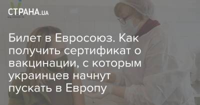 Билет в Евросоюз. Как получить сертификат о вакцинации, с которым украинцев начнут пускать в Европу - strana.ua - Молдавия - Грузия - Турция - Венгрия
