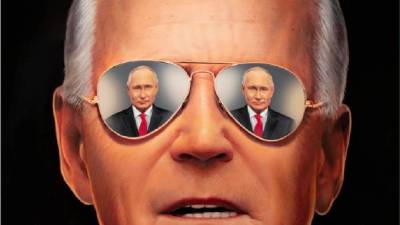 Владимир Путин - Джо Байден - На обложку еженедельника Time поместили Байдена с отражающимся в очках Путиным - piter.tv - Женева