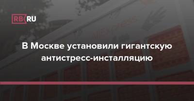 В Москве установили гигантскую антистресс-инсталляцию - rb.ru - Москва - Россия