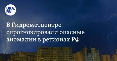 Роман Вильфанд - В Гидрометцентре спрогнозировали опасные аномалии в регионах РФ - ura.news - Красноярский край - Иркутская обл. - Орловская обл. - Тюменская обл. - Воронежская обл. - Курская обл. - Омская обл. - окр.Сзфо - Томская обл.