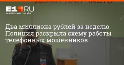 Артем Устюжанин - Два миллиона рублей за неделю. Полиция раскрыла схему работы телефонных мошенников - e1.ru - Екатеринбург