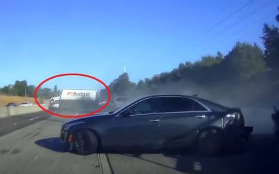 Из центра событий: видеорегистратор заснял крупную аварию - zr.ru - шт. Калифорния - Сакраменто