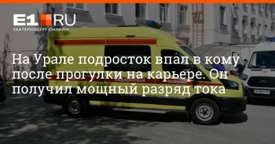 Дмитрий Емельянов - На Урале подросток впал в кому после прогулки на карьере. Он получил мощный разряд тока - e1.ru - Екатеринбург - Карпинск - Краснотурьинск