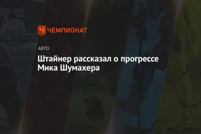 Гюнтер Штайнер - Мик Шумахер - Никита Мазепин - Штайнер рассказал о прогрессе Мика Шумахера - championat.com