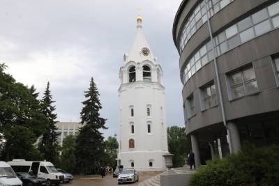 Глеб Никитин - Юрий Шалабаев - Колокольню Спасо-Преображенского собора открыли в Нижегородском кремле - vgoroden.ru - Нижний Новгород - Благоустройство