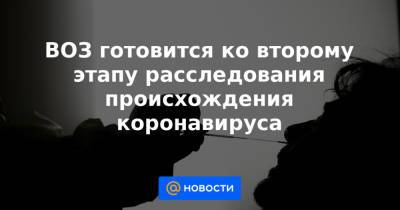 Sky News - ВОЗ готовится ко второму этапу расследования происхождения коронавируса - news.mail.ru - Ухань