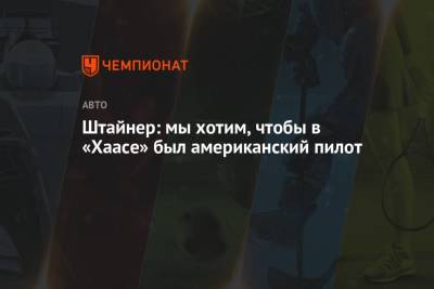 Гюнтер Штайнер - Стефано Доменикали - Штайнер: мы хотим, чтобы в «Хаасе» был американский пилот - championat.com