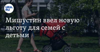 Михаил Мишустин - Мишустин ввел новую льготу для семей с детьми - ura.news