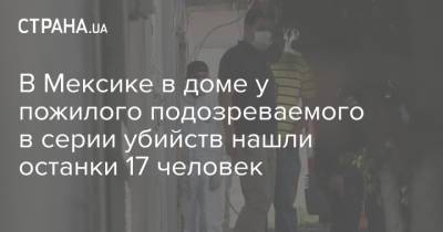 В Мексике в доме у пожилого подозреваемого в серии убийств нашли останки 17 человек - strana.ua - Мексика