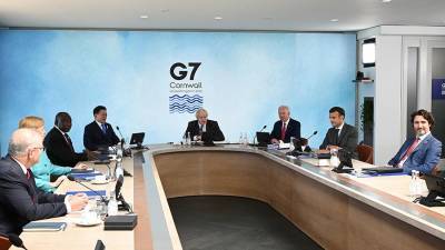 Лидеры G7 будут сотрудничать в вопросе санкций против Белоруссии - iz.ru - Англия - Япония - Канада - Минск