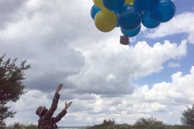 Украинские военные отправили в Докучаевск листовки на воздушных шарах - real-vin.com - Луганская обл. - Донецк - Докучаевск - Донецкая обл.