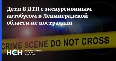 Дети В ДТП с экскурсионным автобусом в Ленинградской области не пострадали - nsn.fm - Ленинградская обл. - Следственный Комитет