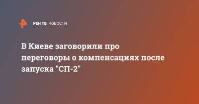 Дмитрий Кулеба - В Киеве заговорили про переговоры о компенсациях после запуска "СП-2" - ren.tv - Украина - Киев - Вашингтон