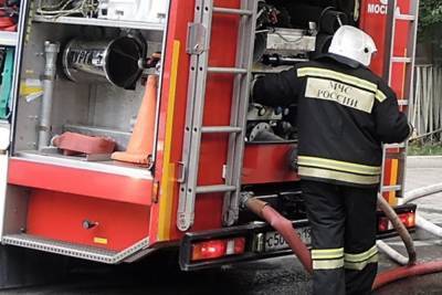 Двое пожарных пострадали на пожаре в Москве - mk.ru - Москва