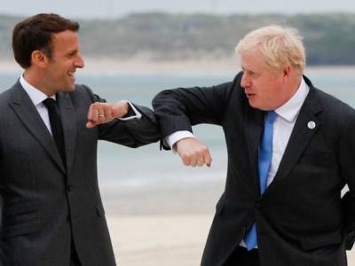 Борис Джонсон - Эммануэль Макрон - На саммите G7 Макрон и Джонсон поссорились из-за комментариев касательно британских границ - Telegraph - unn.com.ua - Киев - Англия - Франция - Париж - Ирландия - Великобритания