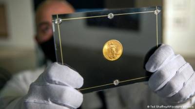 Франклин Рузвельт - В США золотую монету 1933 года продали за рекордные $18,9 миллиона (фото) - minfin.com.ua - Украина - Нью-Йорк