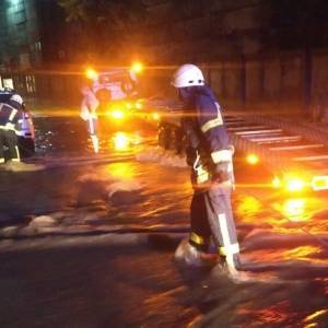 Запорожские спасатели ликвидировали последствия непогоды. Фото - reporter-ua.com - Запорожье