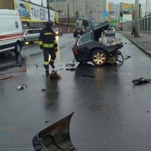 В Одессе в результате ДТП авто разорвало на части. Фото. Видео - reporter-ua.com - Одесса - Одесская обл.