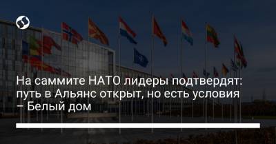 На саммите НАТО лидеры подтвердят: путь в Альянс открыт, но есть условия – Белый дом - liga.net - Вашингтон - Грузия - Брюссель