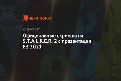 Официальные скриншоты S.T.A.L.K.E.R. 2 с презентации E3 2021 - championat.com