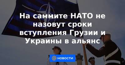 На саммите НАТО не назовут сроки вступления Грузии и Украины в альянс - news.mail.ru - Грузия - Брюссель - г. Бухарест