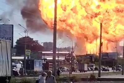В Новосибирске локализовали пожар на газовой АЗС - mk.ru - Новосибирск - Новосибирская обл.