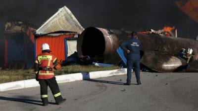 Открытое горение на АЗС в Новосибирске ликвидировали - iz.ru - Новосибирск