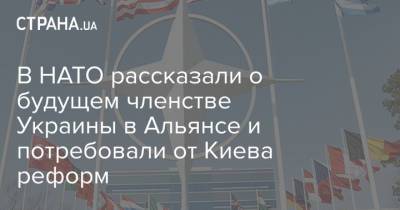 В НАТО рассказали о будущем членстве Украины в Альянсе и потребовали от Киева реформ - strana.ua - Украина - Киев - Брюссель
