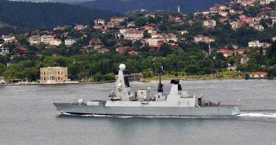queen Elizabeth - Эсминец из Британии и фрегат из Нидерландов: в Черное море зашли два корабля НАТО (фото, видео) - focus.ua - Англия - Голландия - Стамбул - Великобритания