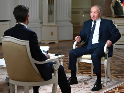 Владимир Путин - Во время интервью NBC Путин попросил не «затыкать ему рот» - rosbalt.ru