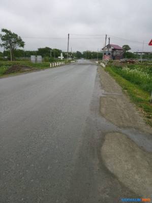 В Соколе к появлению тротуара готовятся загодя - sakhalin.info - Южно-Сахалинск - район Долинский