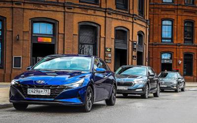 Hyundai Elantra, VW Jetta, Skoda Octavia — тест в цифрах - zr.ru